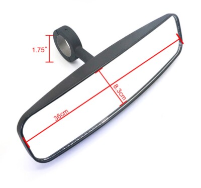 Rétroviseurs Latéraux UTV Polaris RZR - Kit 2 Miroirs Réglables Pour Barre Anti-Roulis 1.75" & 2" Noir - Vision Parfaite En Tout-Terrain