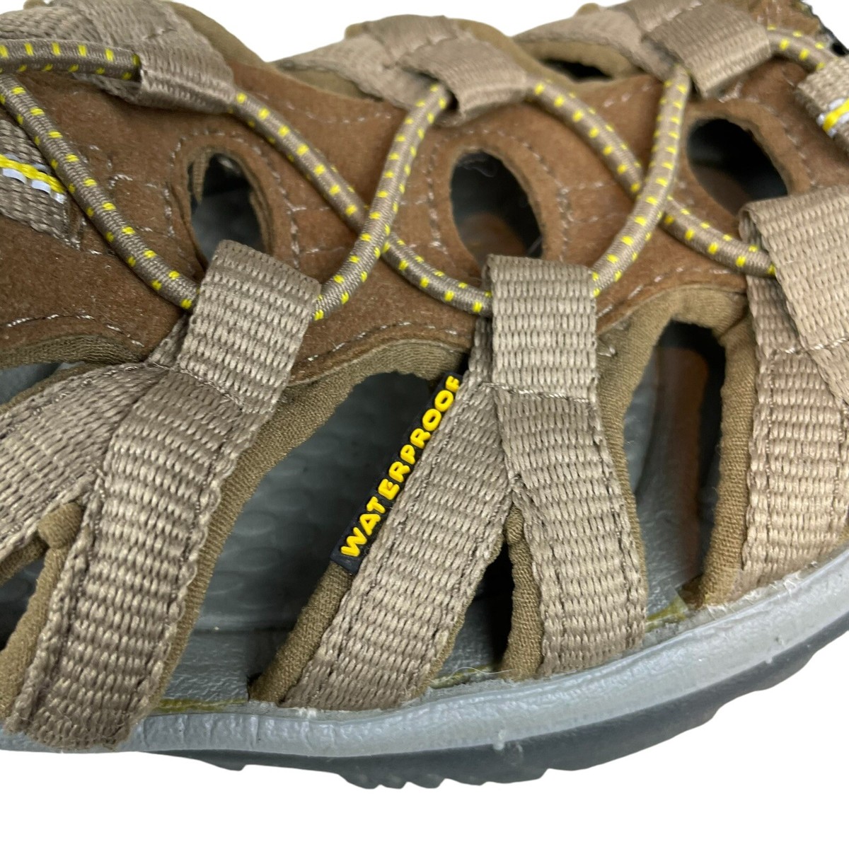 KEEN Whisper Brown Waterproof Sandals Outdoor Hiking Shoes 