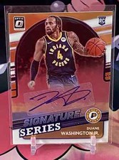 2021-22 Donruss Optic #SS-DWJ Duane Washington Jr. Signature Series Holo