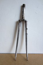 Reynolds 501 Chrome Plated Steel Road Fork - Tange Steerer (FK 072)