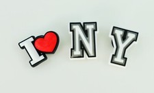 Cute Shoe Charms I Love New York Letters Shoe Jewelry Charm Trendy Shoes Stylish