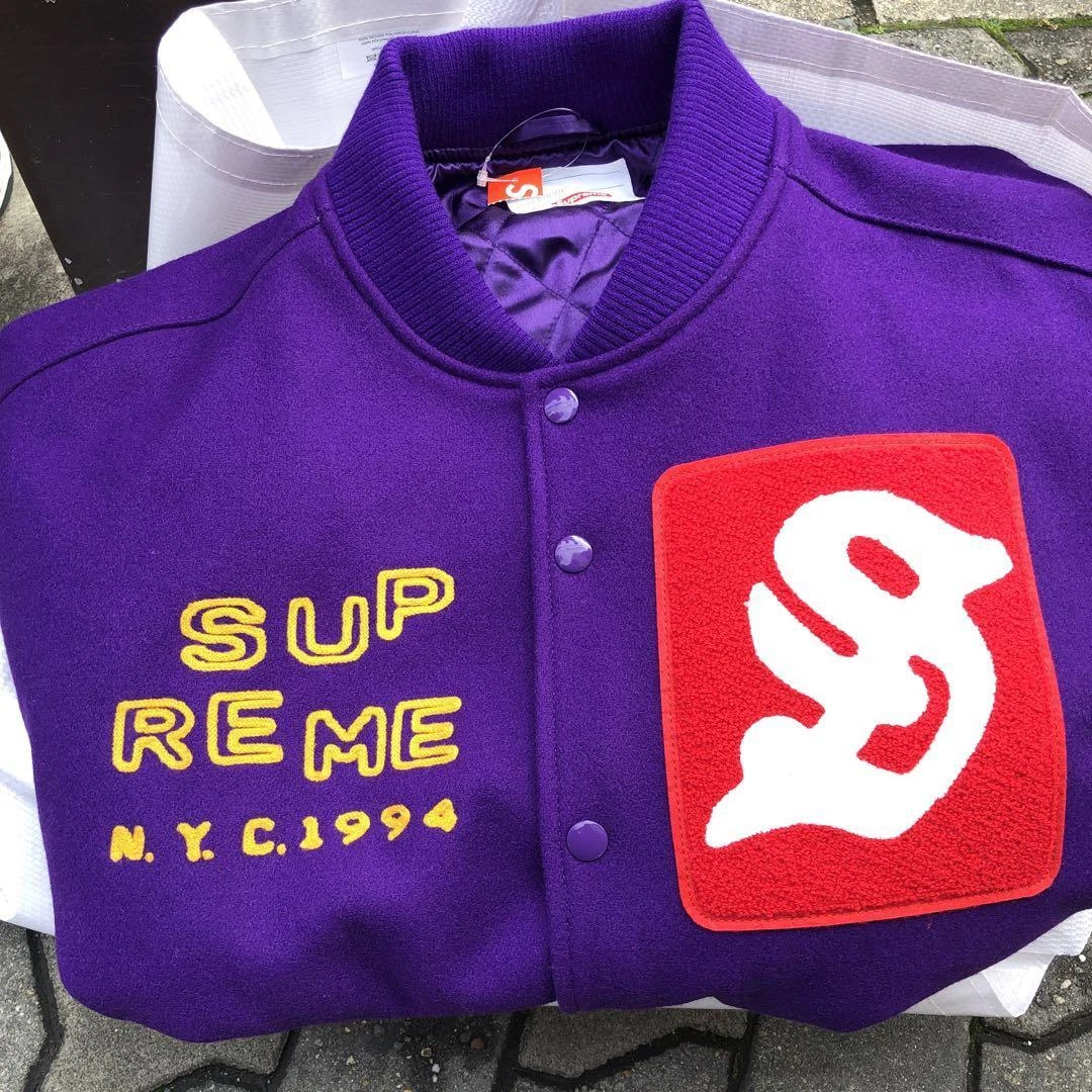 Tourist Varsity Jacket Purple | eBay