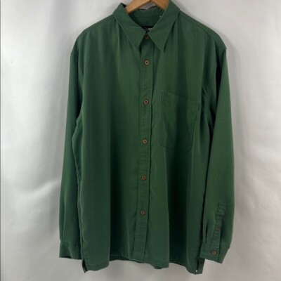 Pelle Pelle Marc Buchanan Forest Green Button-Up Shirt Size XXXL