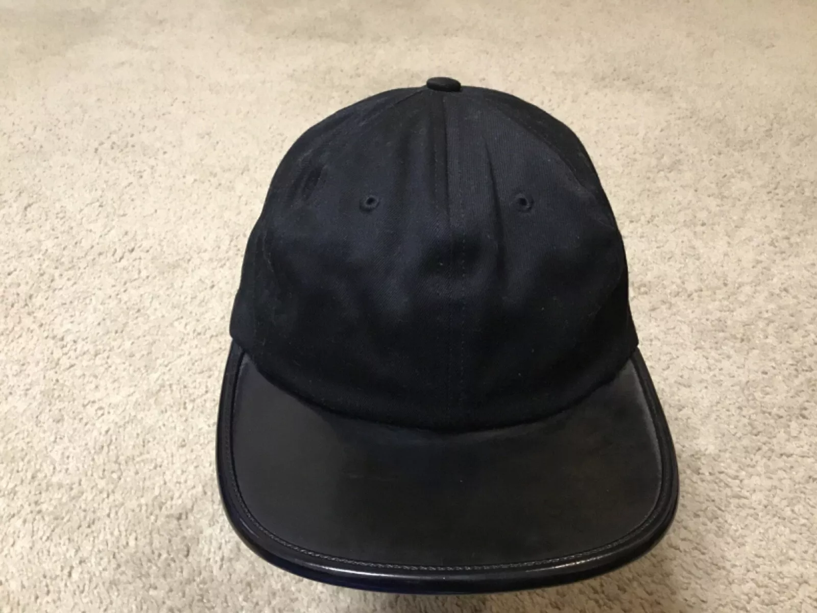 Chapeau Supreme Tarpon 6 panneaux noir OS S/S 16 rare vintage
