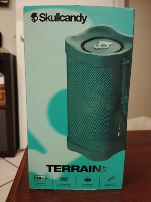 Skullcandy Terrain XT Wireless Speaker Green Waterproof 14hr Batt Life Unopened 