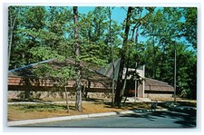 Postcard Virgil I Gus Grissom State Memorial Mitchell Indiana Chrome Unposted