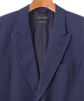 MARC JACOBS ストライプ ビジネスジャケット
サイズ48 MARC JACOBS Tailored Jacket Navy(Stripe Pattern) 44(Approx