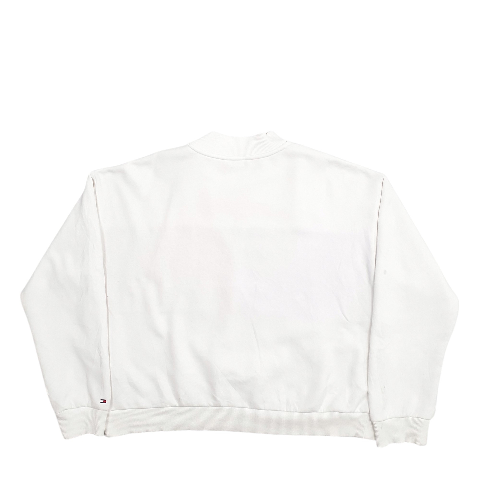 TOMMY HILFIGER Crewneck Cotton Blend Jumper Sweatshirt Womens L image 3