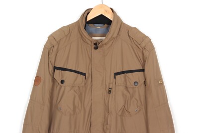 CAMEL ACTIVE 420590 Jacket Men Size EU 54 UK 44 Hidden Hood