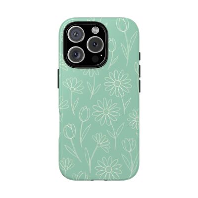 Floral Phone Case, Tough Cases, Cute Floral Design, Stylish Phone Cover