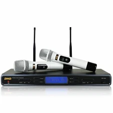 BMB WB-5000S(W) Wireless Microphone System with White Handhelds