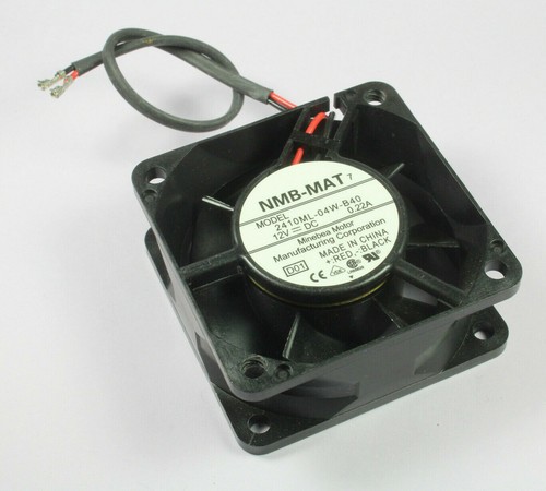 NMB 12v DC 0.22a 60x25mm 2-Wire FAN 2410ML-04W-B40 HP Minebea Brushless Fan