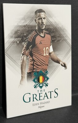 2024 Futera Unique World Football Belgium Eden Hazard The Greats