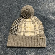 Igloos Beanie with Pom knitted Gray yellow
