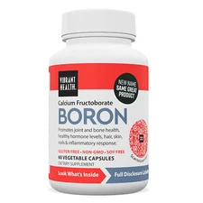 Vibrant Health Super Natural Boron 60 vegicaps