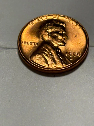 1958 D Lincoln Wheat Penny Brilliant Uncirculated Cent BU free shipping