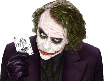 JOKER Comic Vinyl Car Window DECAL Large Laptop Bumper Sticker Multiple Sizes