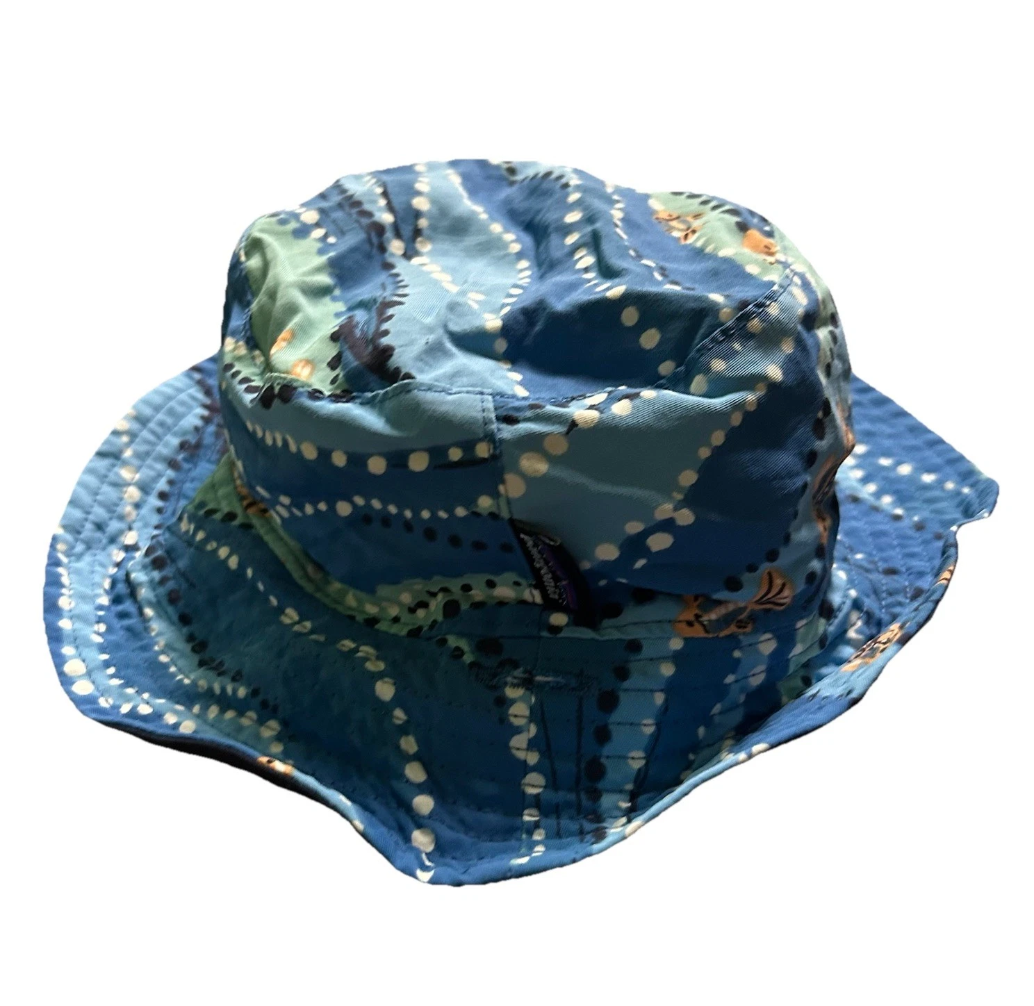 Toddler Patagonia Ocean Themed Summer Sun Hat Beach Size 24 Months