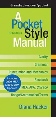 A Pocket Style Manual, Fifth Edition - Spiral-bound By Hacker, Diana - GOOD