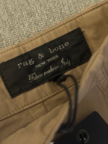 Rag & Bone Ermine Cliffe Peached Cotton Field Shorts Khaki Tan Teenager 28 NWT - Picture 4 of 5