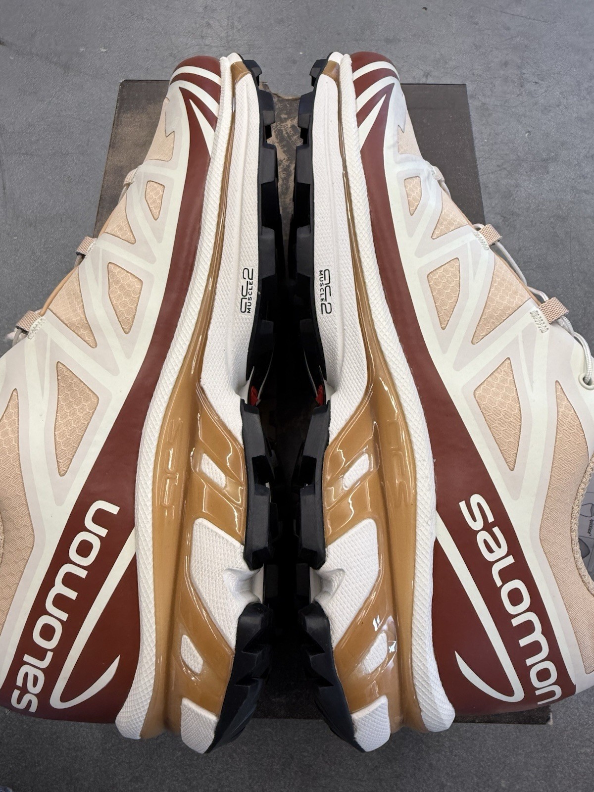 2022 Salomon XT 6 GORE TEX Kith Ronnie Fieg Hennè Bruciato Nocciola 472067 Taglia 10