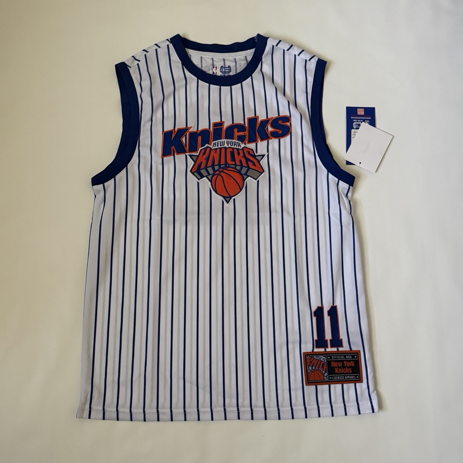 NBA NY Knicks Brunson #11 White Replica Jersey Medium by Ultra Game NWT