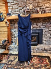 eliza j dress 14 long formal gown, blue.  Brand new with tags
