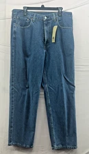 Levi's 550 Relaxed Fit Denim Blue Jeans Mens Size 38/30 New