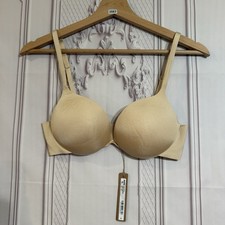 Skims Ultimate Push Up Plunge Bra In Sand Size 32C NWT 60