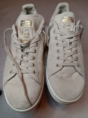 Adidas Stan Smith Lux Sand Strata Beige Suede Men's Low Top Sneakers Size 9