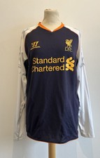 Liverpool FC Warrior 2012/13 Third Shirt Mens Small Long Sleeve LFC Football