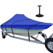 iCOVER Center Console Boat Cover, 600D Heavy Duty Marine Grade Waterproof Tea...