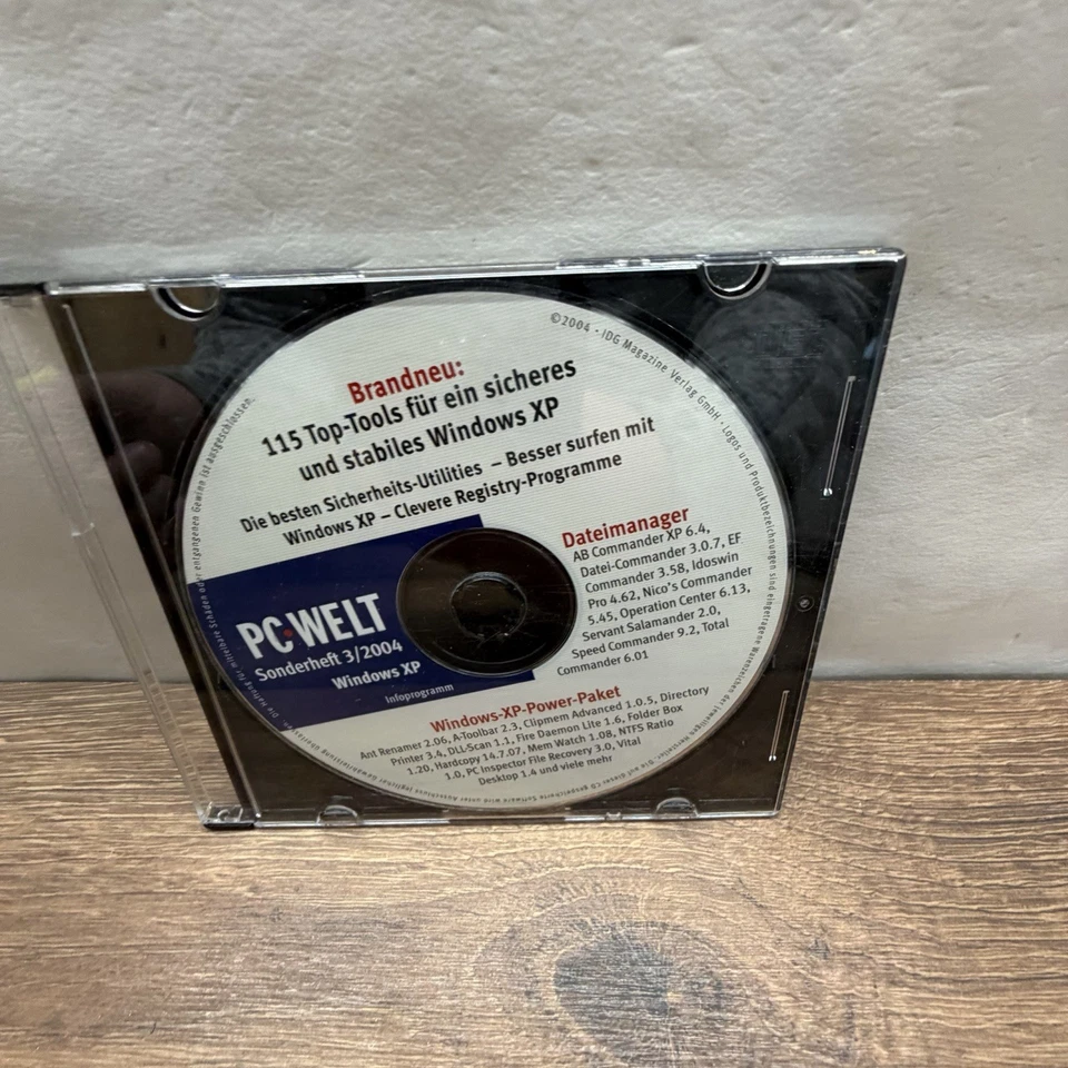 PC Welt CD Windows XP Tools Software Utilities XP - Bild 1 von 1