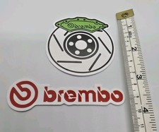 Brembo Brakes Stickers Vinyl Decal 4.5 3 Auto Racing Brake Pads Brembo Brakes Stickers Vinyl Decal 4.5 3 Auto Racing Brake Pads