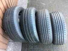 4xkomplette Sommerreifen+Felgen 185/55R15 82H für Peugeot 207,307,Citroen C2,CX