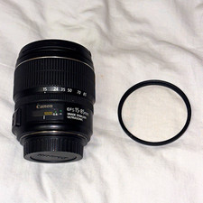 Canon EF-S 15-85mm f/3.5-5.6 IS USM Zoom Lens Excellent condition