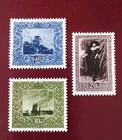 STAMPS LIECHTENSTEIN MINT 1951 PAINTING FROM THE GALLERY OF THE...