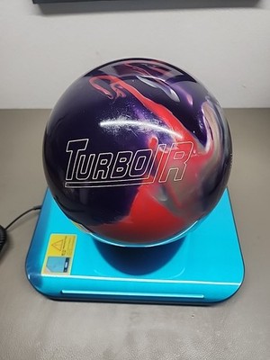 Ebonite TURBO IR 15lbs Bowling Ball Red & Royal Blue Drilled 