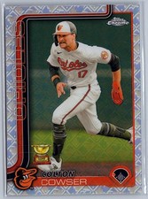 2025 Topps Chrome Logofractor Edition Colton Cowser #44 Baltimore Orioles