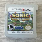 SEGA Sonic Generations Nintendo 3DS Game Cartridge Only, NTSC-U/C, E