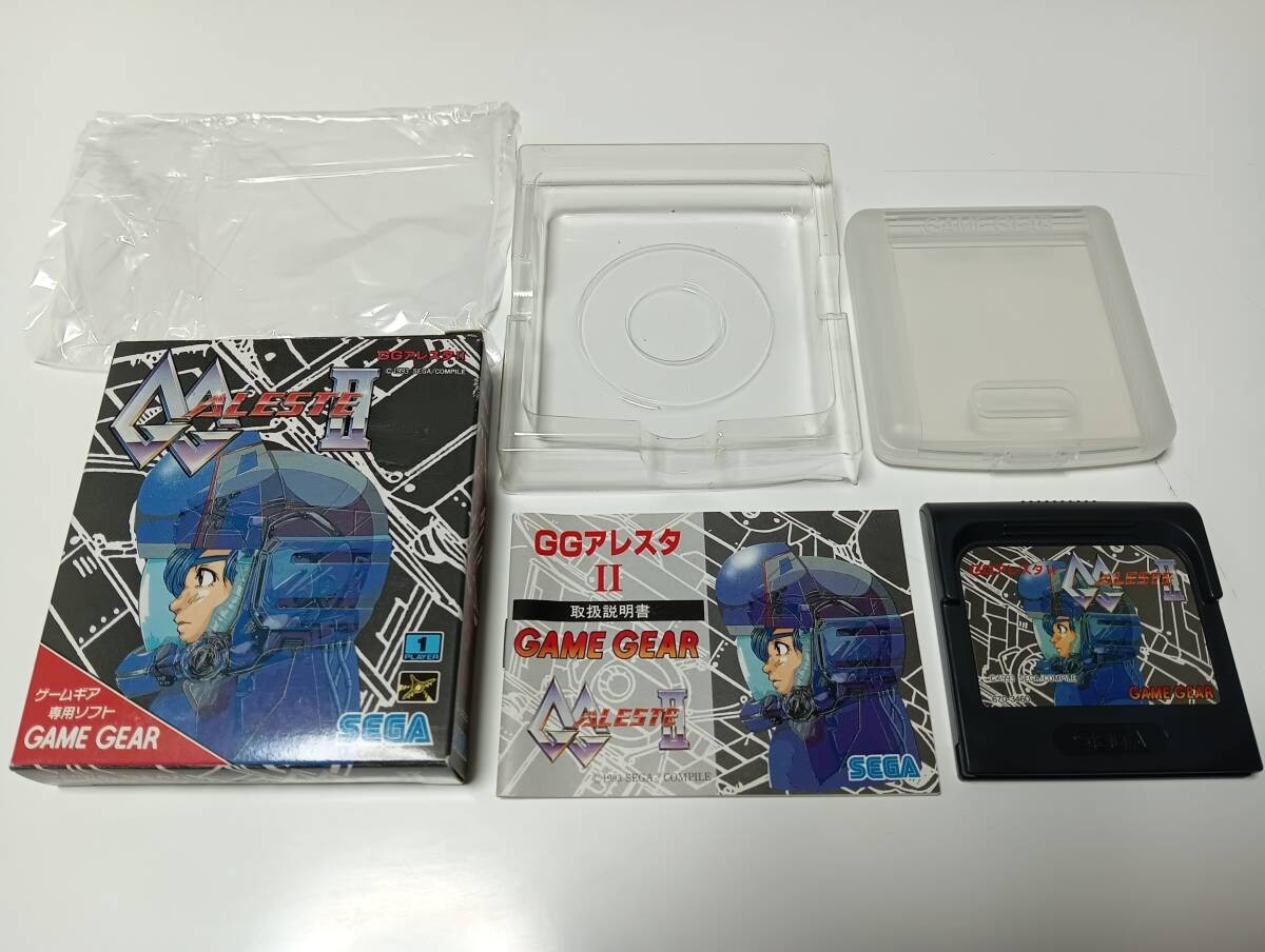 SEGA - GGアレスタⅡ   ゲームギア SEGA Game Gear GG Aleste II Shooter Complete Box Manual