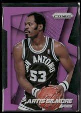 2014-15 Panini Prizm #223 Artis Gilmore Prizms Purple Die Cut #/139