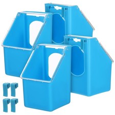 Hanging Pigeon Feeder 5.51In Plastic Bird Food Dispenser for Pigeon Quail Cag...
