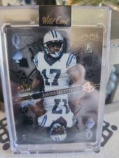 2024 Wild 5 Card Draw Xavier Legette Black Mirror #1/1 Rookie Panthers Non Auto 
