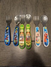 First Years Disney Junior Mickey Mouse Toddler Baby Spoon  Fork Set Bundle