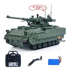 Tongde RTR 1/16 RC Tank Model M2128 Bradley IR 320 Rotation Turret Smog USB