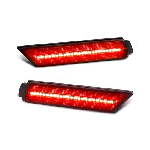 Smoked Lens LED Side Marker Lights Rear Bumper Sidemarker Lamps... FAST USA SHIP - product listing photo