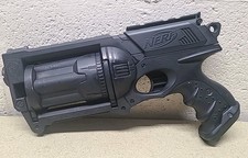 Nerf N-Strike Maverick Rev-6 Dart Gun Revolver Blaster Gun - Rare Black