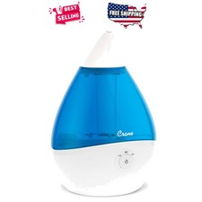 Humidifier Cool Mist Ultrasonic 0.5 Gal Blue Quiet Aroma Diffuser Auto Shut Off