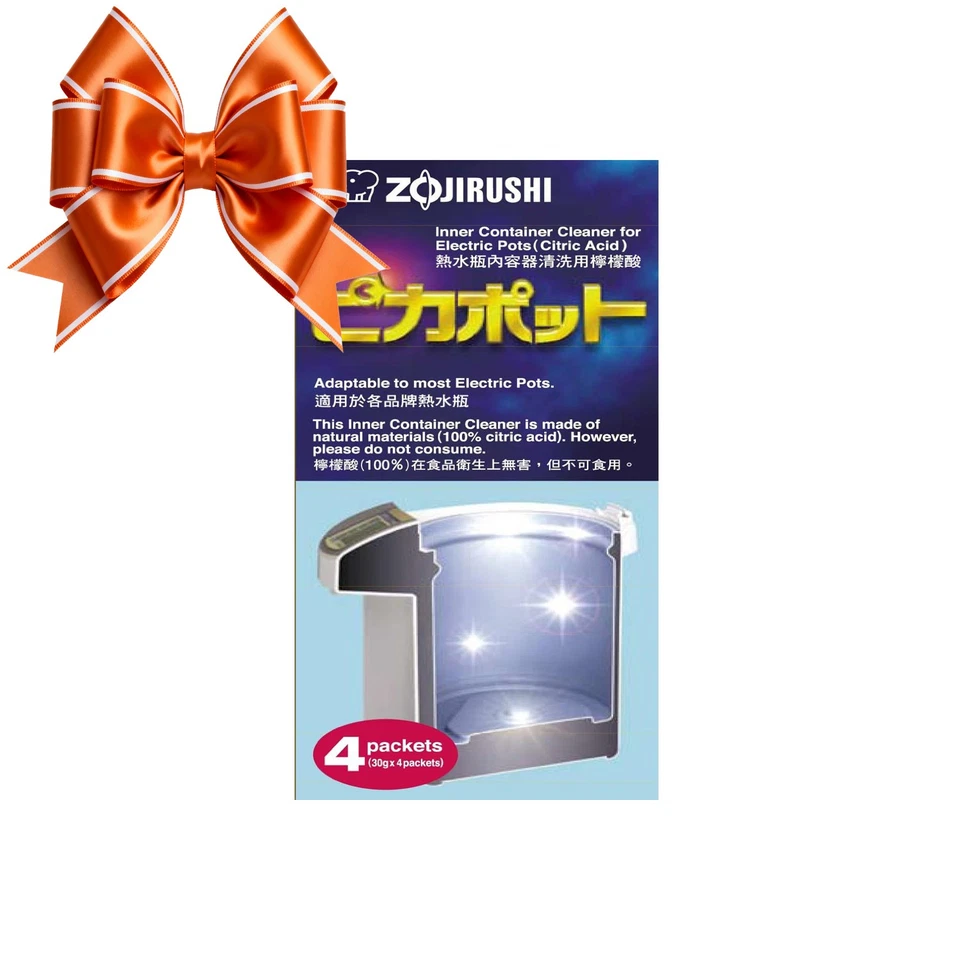 Zojirushi CD-K03EJU Inner Container Cleaner for Electric Pots 4 Packets